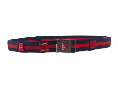 THE BYRD GOLF BELT - Blue/Red: Organize Your Golf Gear - GOLF LEAGUE