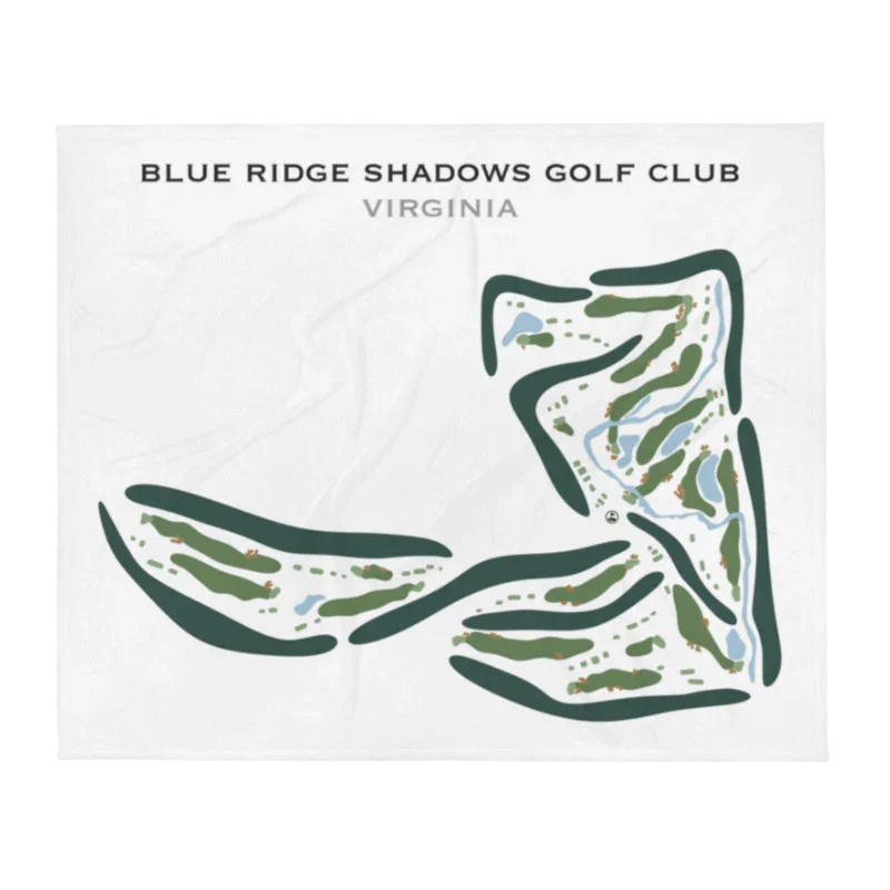 Blue Ridge Shadows Golf Club, Virginia - Printed Golf Course