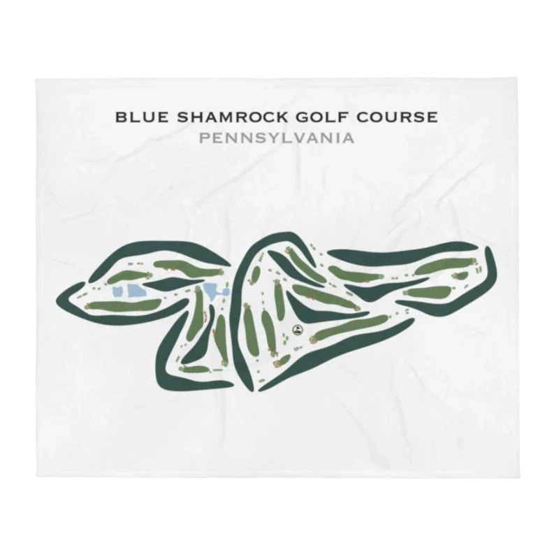 Blue Shamrock Golf Course, Pennsylvania - Printed Golf Courses