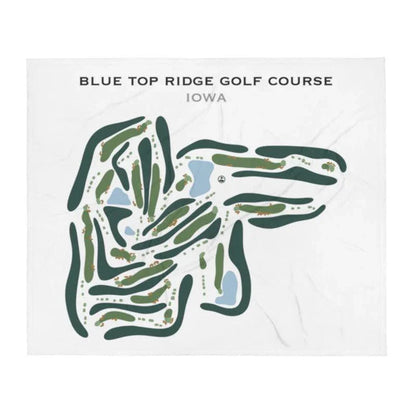 Blue Top Ridge Golf Course, Iowa - Printed Golf Course