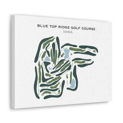 Blue Top Ridge Golf Course, Iowa - Printed Golf Course