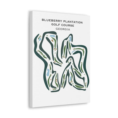 Blueberry Plantation Golf Course, Georgia - Printed Golf Courses