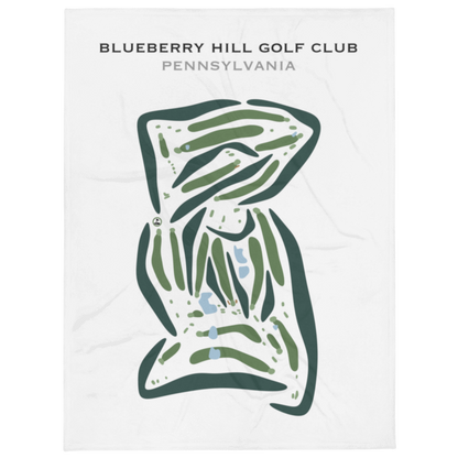 Blueberry Hill Golf Club, Pennsylvania - Printed Golf Courses