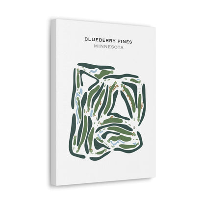Blueberry Pines Golf Course, Minnesota - Printed Golf Course