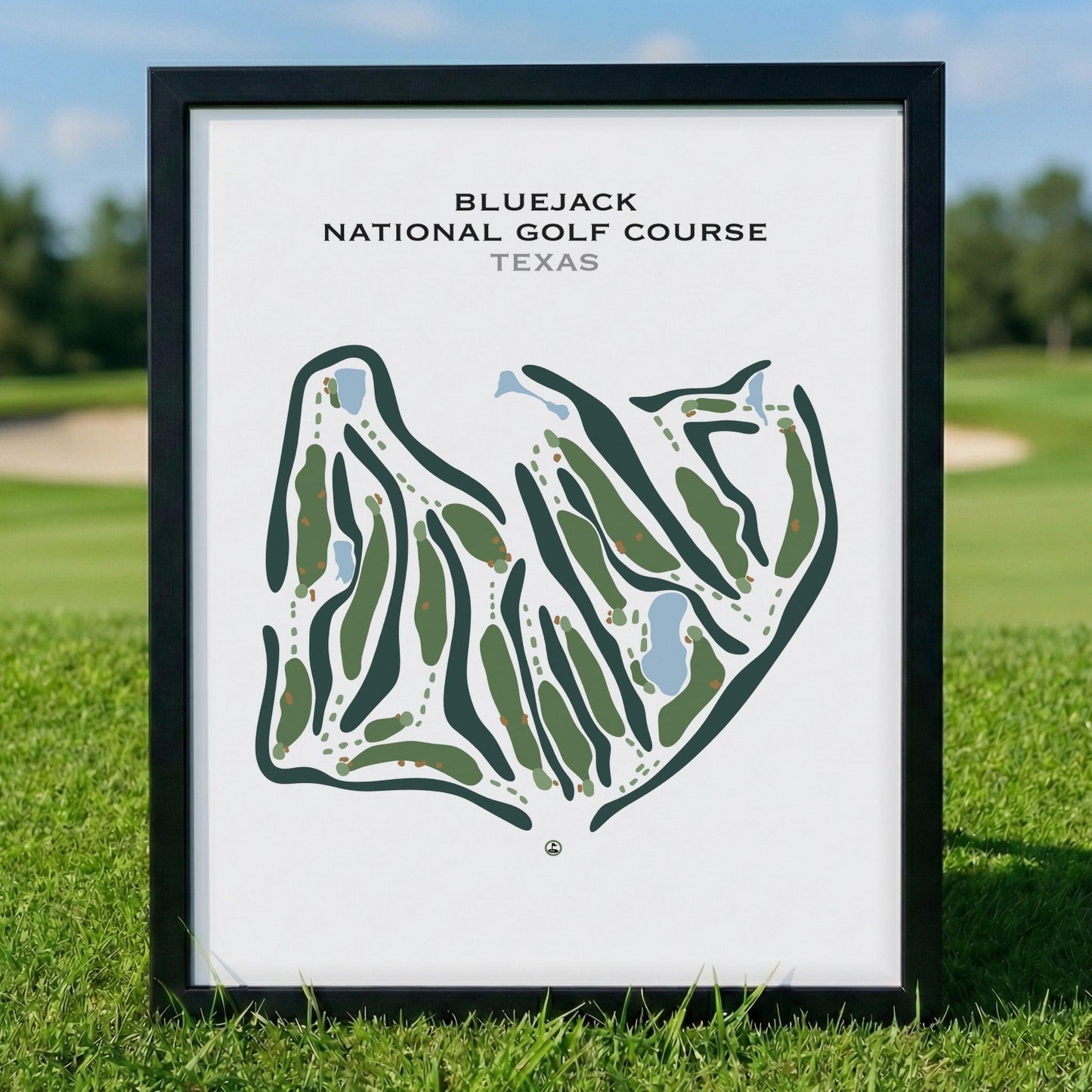 Bluejack National Golf Course, Texas - Printed Golf Courses