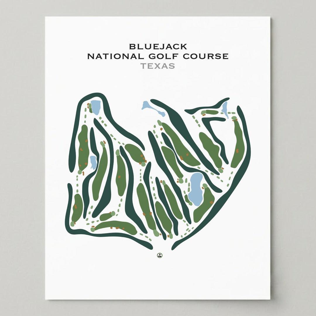 Bluejack National Golf Course, Texas - Printed Golf Courses