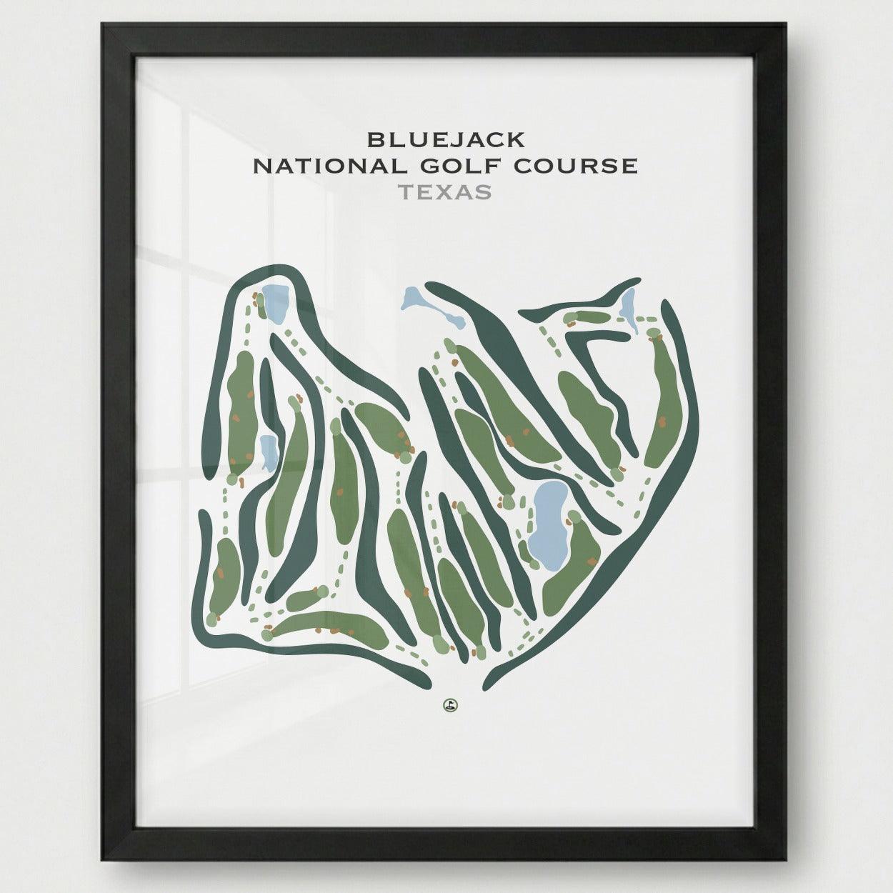 Bluejack National Golf Course, Texas - Printed Golf Courses
