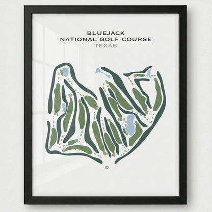 Bluejack National Golf Course, Texas - Printed Golf Courses