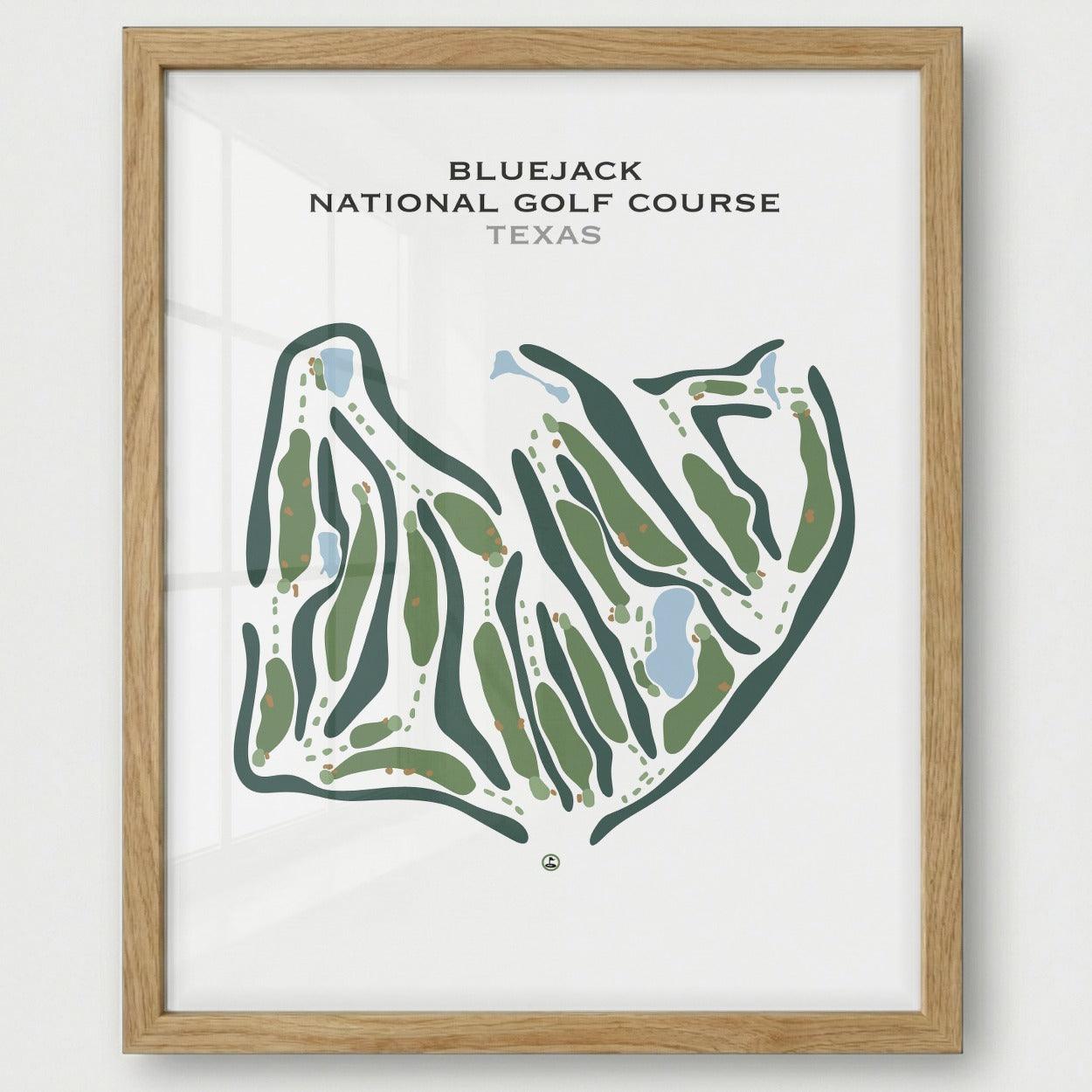 Bluejack National Golf Course, Texas - Printed Golf Courses