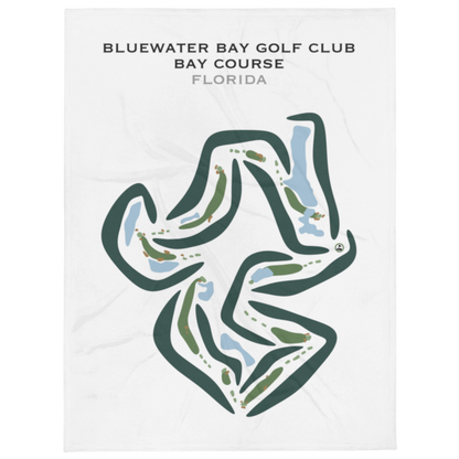 Bluewater Bay Golf Club - Bay Course, Florida - Printed Golf Courses