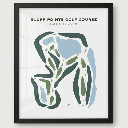 Bluff Pointe Golf Course & Learning Center, California - Printed Golf Courses