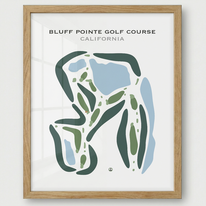Bluff Pointe Golf Course & Learning Center, California - Printed Golf Courses