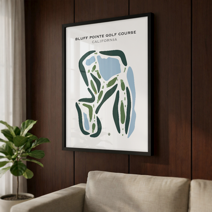Bluff Pointe Golf Course & Learning Center, California - Printed Golf Courses