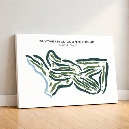 Blythefield Country Club, Michigan - Printed Golf Courses