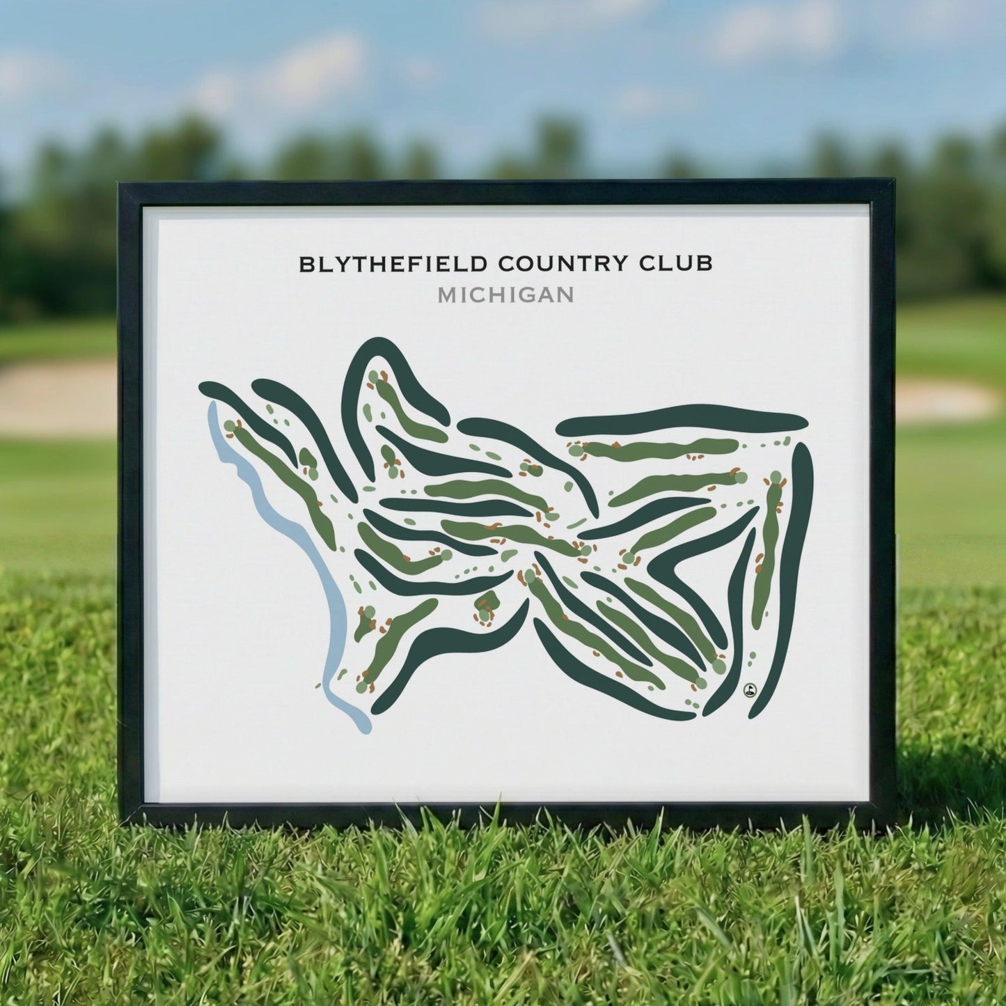 Blythefield Country Club, Michigan - Printed Golf Courses