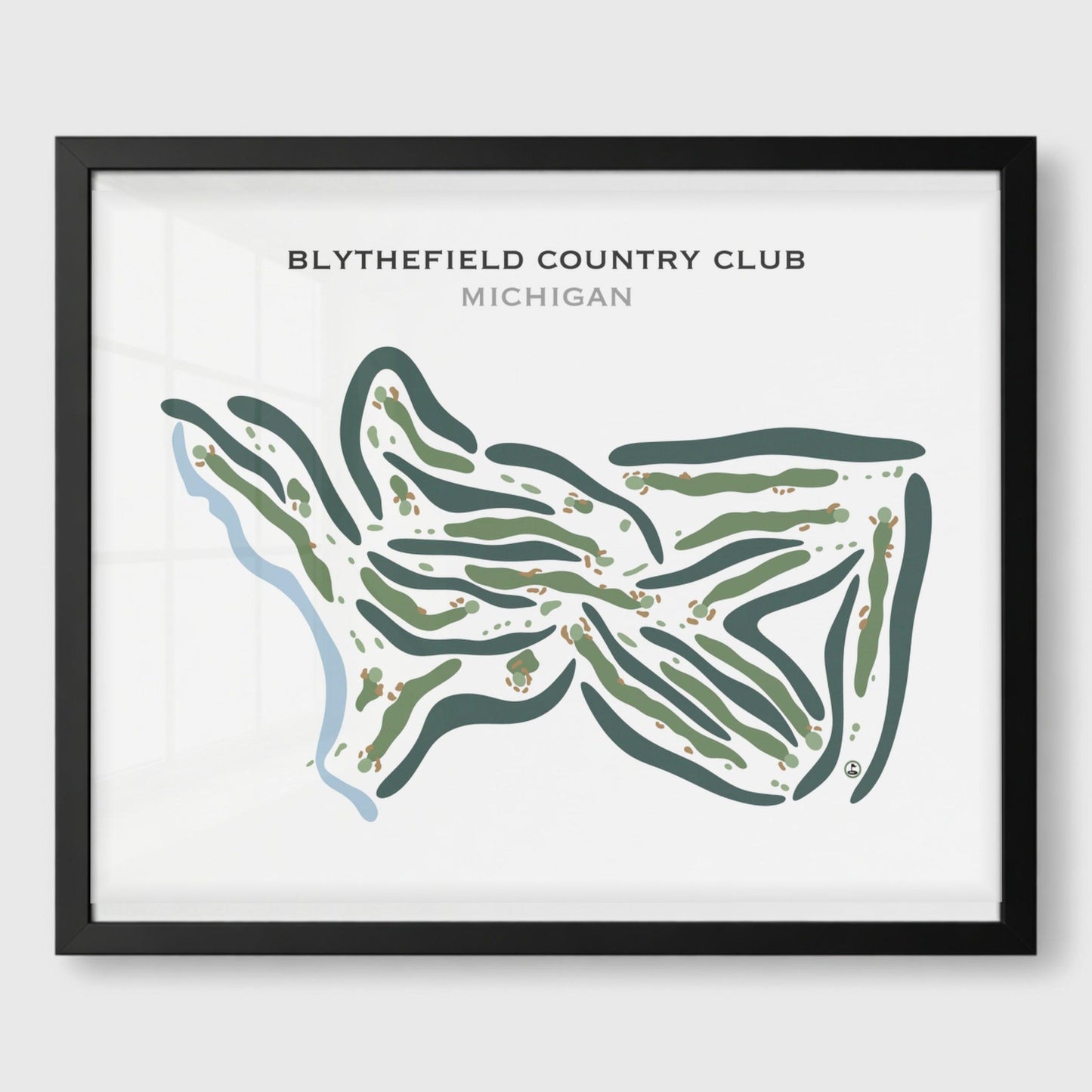 Blythefield Country Club, Michigan - Printed Golf Courses