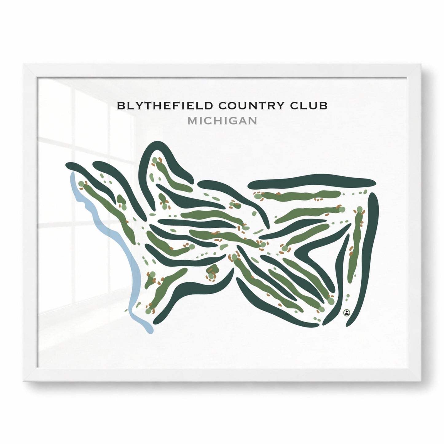 Blythefield Country Club, Michigan - Printed Golf Courses