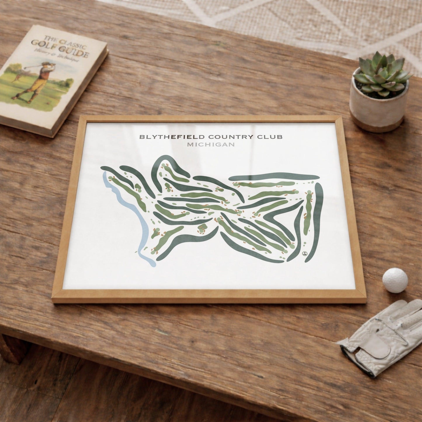 Blythefield Country Club, Michigan - Printed Golf Courses