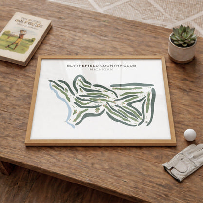 Blythefield Country Club, Michigan - Printed Golf Courses