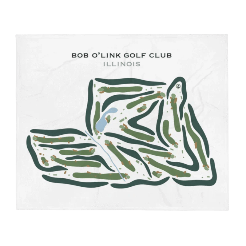 Bob O'Link Golf Club, Illinois - Printed Golf Courses