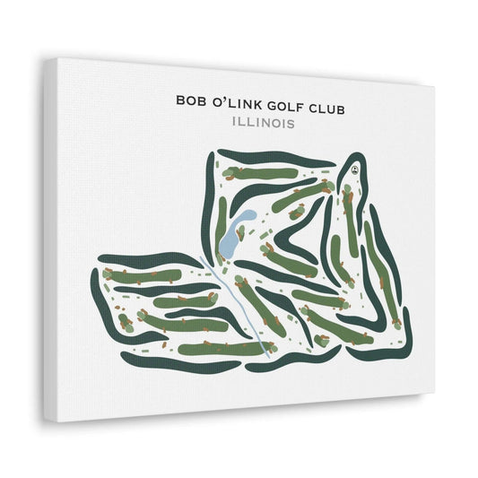 Bob O'Link Golf Club, Illinois - Printed Golf Courses