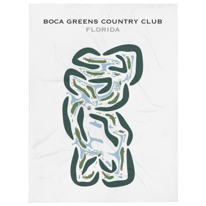 Boca Greens Country Club, Florida - Printed Golf Courses
