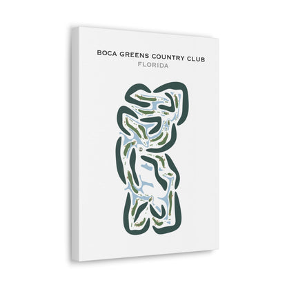 Boca Greens Country Club, Florida - Printed Golf Courses