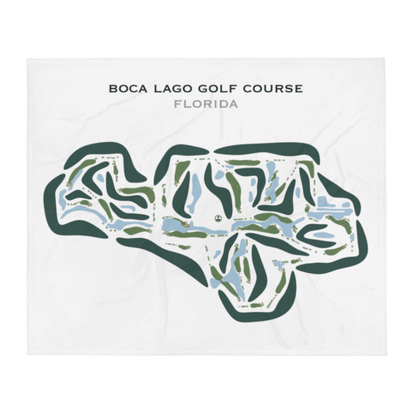 Boca Lago Golf Course, Florida - Printed Golf Courses