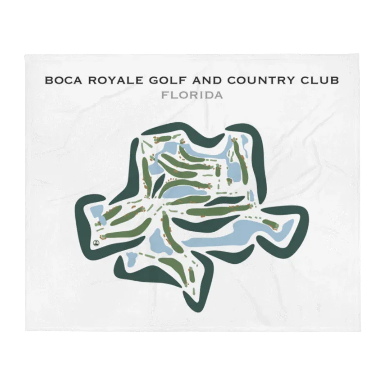 Boca Royale Golf & Country Club, Florida - Printed Golf Courses