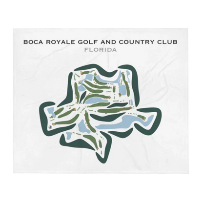 Boca Royale Golf & Country Club, Florida - Printed Golf Courses