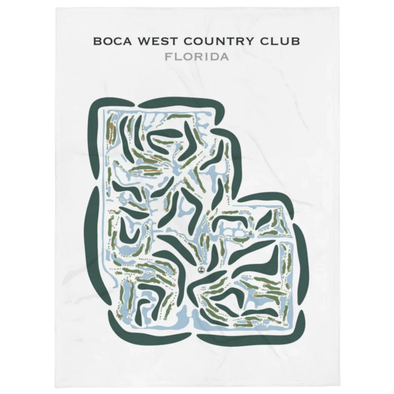 Boca West Country Club, Florida - Printed Golf Course