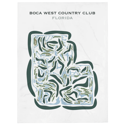 Boca West Country Club, Florida - Printed Golf Course