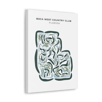 Boca West Country Club, Florida - Printed Golf Course