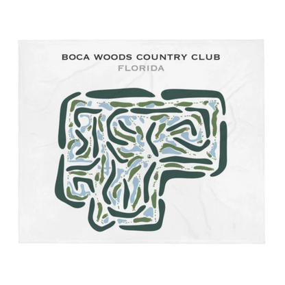 Boca Woods Country Club, Florida - Printed Golf Courses