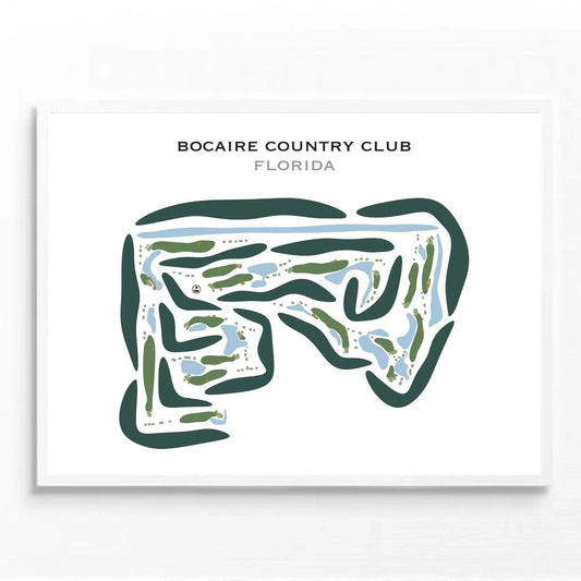 Bocaire Country Club, Florida - Printed Golf Courses