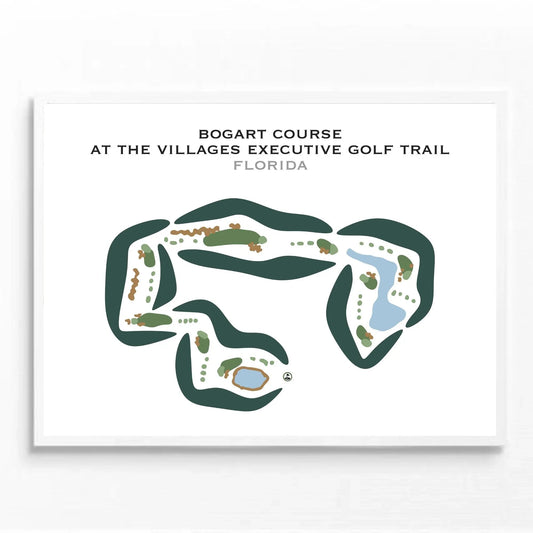 Bogart Course at The Villages Executive Golf Trail, Florida - Printed Golf Courses