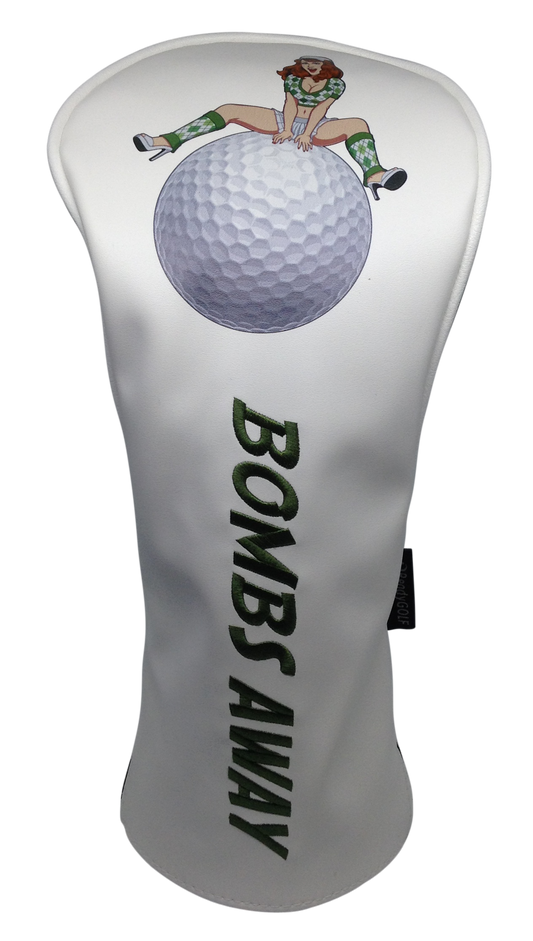 Bombs Away! Embroidered Pinup Driver Headcover by ReadyGOLF