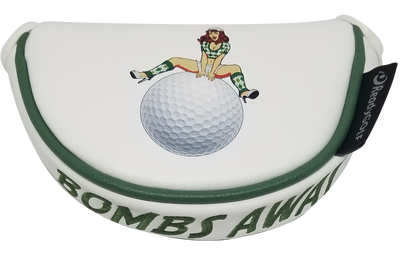 Bombs Away! Embroidered Putter Cover - Mid-Size Mallet by ReadyGOLF