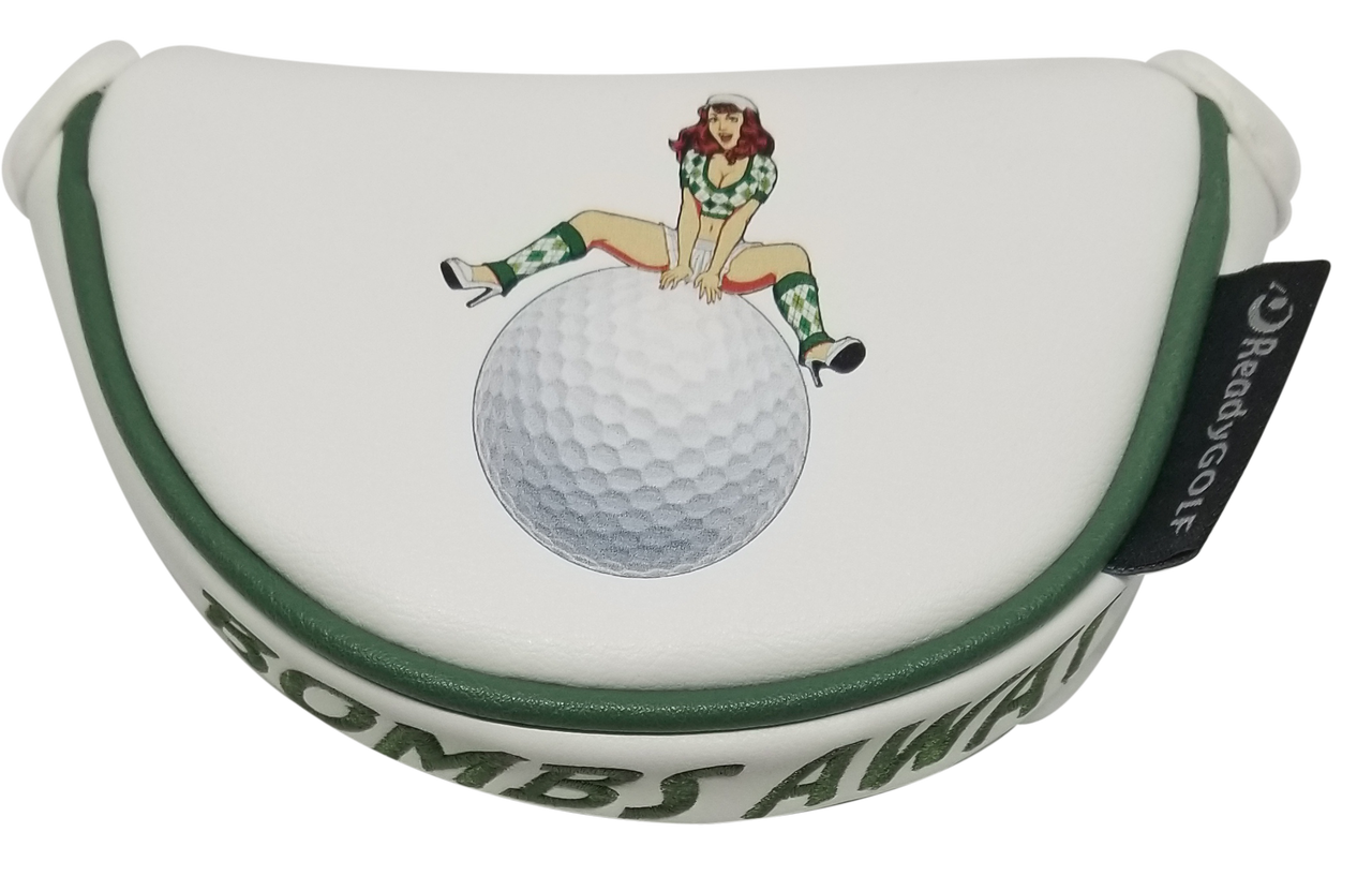 Bombs Away! Embroidered Putter Cover - Mid-Size Mallet by ReadyGOLF