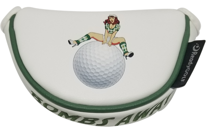 Bombs Away! Embroidered Putter Cover - Mid-Size Mallet by ReadyGOLF