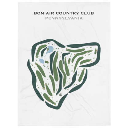 Bon Air Country Club, Pennsylvania - Printed Golf Courses