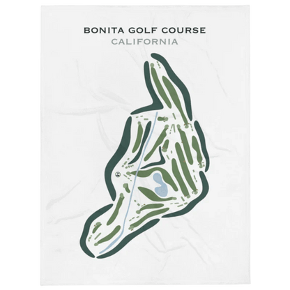Bonita Golf Course, California - Printed Golf Courses