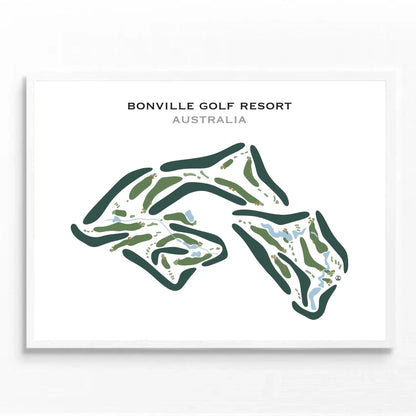 Bonville Golf Resort, Australia - Printed Golf Courses