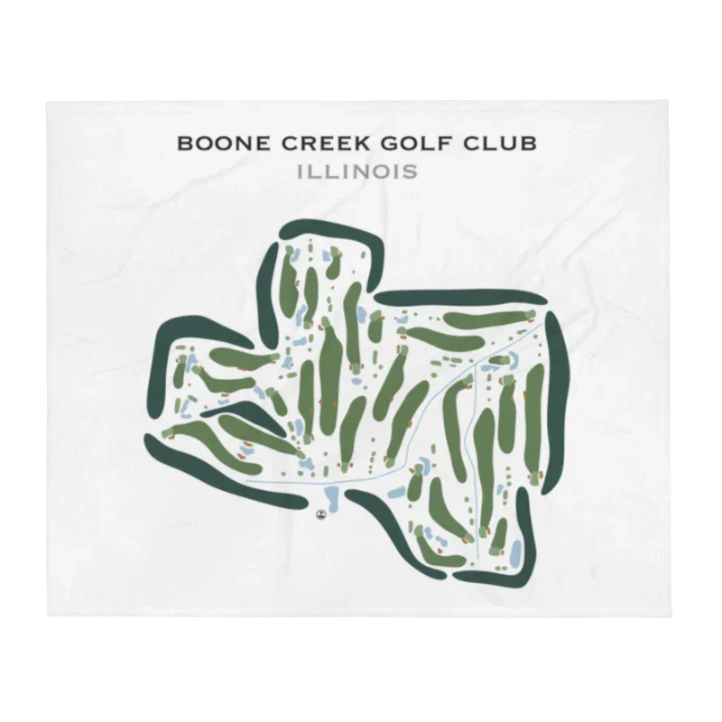 Boone Creek Golf Club, Illinois - Printed Golf Course