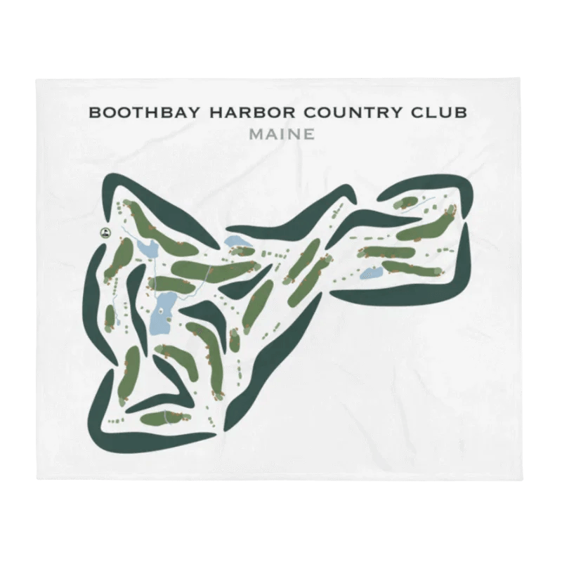 Boothbay Harbor Country Club, Maine - Printed Golf Courses