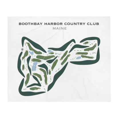 Boothbay Harbor Country Club, Maine - Printed Golf Courses