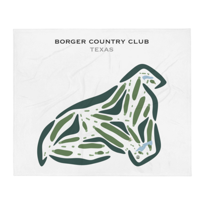 Borger Country Club, Texas - Printed Golf Courses
