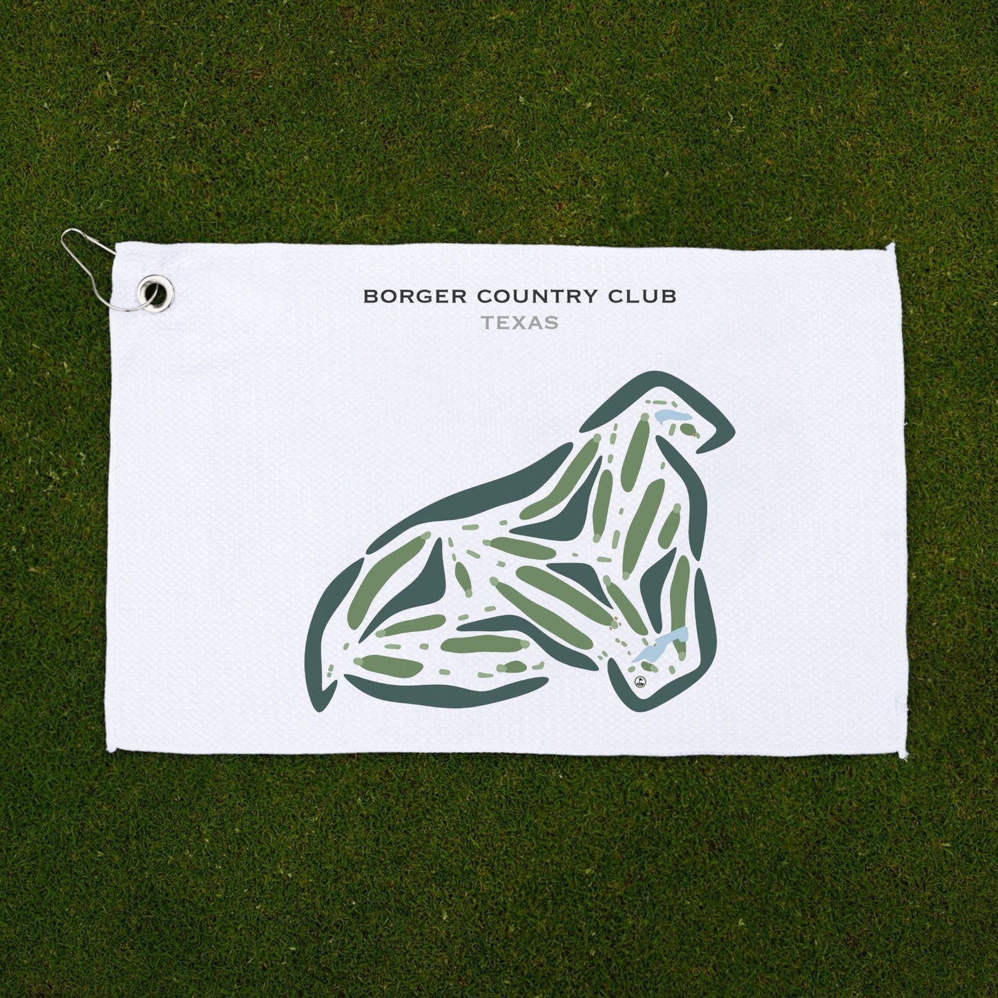 Borger Country Club, Texas - Printed Golf Courses