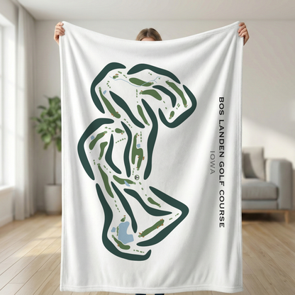 Bos Landen Golf Course, Iowa - Printed Golf Courses