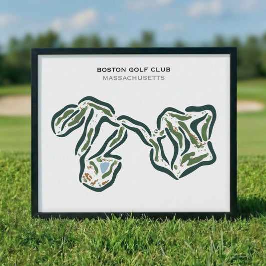 Boston Golf Club, Massachusetts - Printed Golf Courses